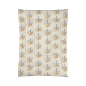 Bird Feathers Comforter – Soft Polyester Bedding - Dipaliz - Quilts & Comforters