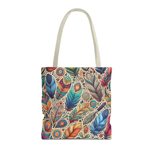 Stylish Tote Bags - Bird Feather Cotton Webbing - Dipaliz