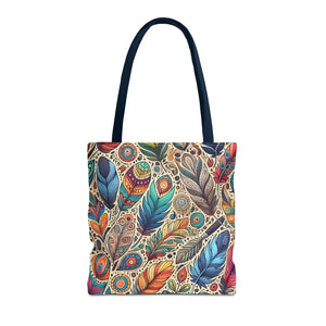 Stylish Tote Bags - Bird Feather Cotton Webbing - Dipaliz