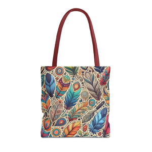Stylish Tote Bags - Bird Feather Cotton Webbing - Dipaliz