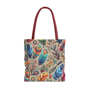 Stylish Tote Bags - Bird Feather Cotton Webbing - Dipaliz