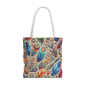 Stylish Tote Bags - Bird Feather Cotton Webbing - Dipaliz