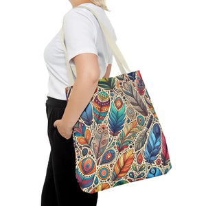 Bags - Stylish Tote with Cotton Webbing Straps - Dipaliz