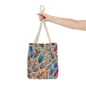 Bags - Stylish Tote with Cotton Webbing Straps - Dipaliz
