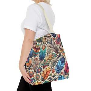 Bags - Stylish Tote with Cotton Webbing Straps - Dipaliz