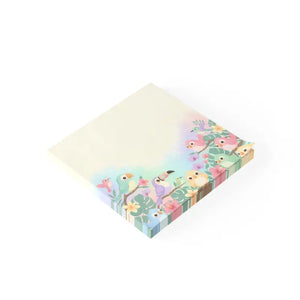 Cute Floral Sticky Note Pads - Bird Garden Post-it® Design - Dipaliz - 3’’ x / White - Paper Products
