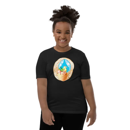 Bird in a Nest Youth Sleeve Tee - Fun & Original! - Kids Clothes