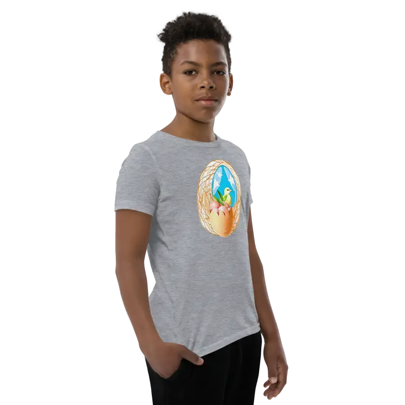 Bird in a Nest Youth Sleeve Tee - Fun & Original! - Kids Clothes