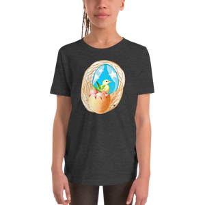 Youth Short Sleeve t Shirt Bird in a Nest Tee - Dipaliz - T-shirts
