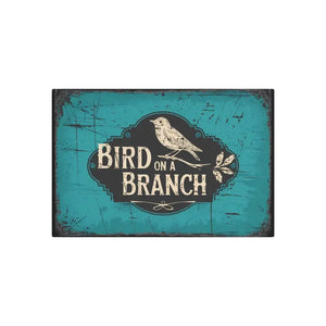 Home Decor - Vintage Bird Metal Art Sign - Timeless - Dipaliz