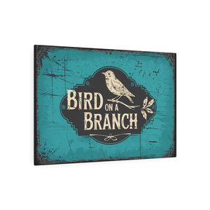 Home Decor - Vintage Bird Metal Art Sign - Timeless - Dipaliz