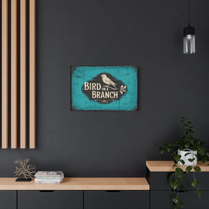 Home Decor - Vintage Bird Metal Art Sign - Timeless - Dipaliz