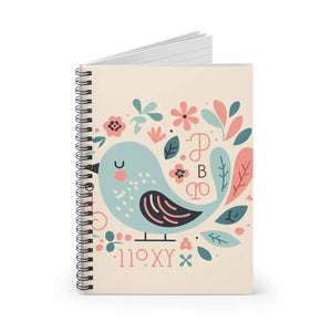 Artful Bird Spiral Notebook Shopping Lists Dipaliz - Notebooks & Notepads