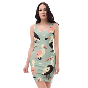 Pattern Bodycon Dress - Bold Trendy Outfits - Dipaliz - Xs - Dresses
