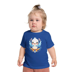 Birdie Short Sleeve Tee Luxury Baby Top Comfort Style Dipaliz - True Royal / 6-12m - & Toddler Tops