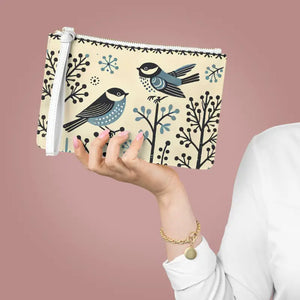 Saffiano Clutch Trees Design Elegant Fashionista Style - Dipaliz - one Size - Bags