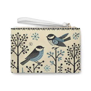 Saffiano Clutch Trees Design Elegant Fashionista Style - Dipaliz - one Size - Bags