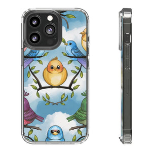 Stylish Clear Case Birds on Branches Slim Form - Dipaliz - Mobile Phone Cases