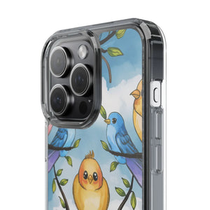 Stylish Clear Case Birds on Branches Slim Form - Dipaliz - Mobile Phone Cases