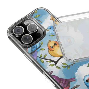 Stylish Clear Case Birds on Branches Slim Form - Dipaliz - Mobile Phone Cases
