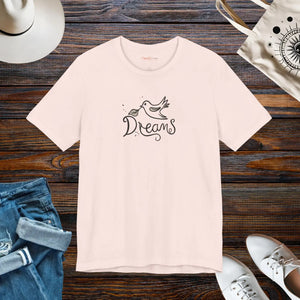 Dreamy Bird Unisex Jersey Short Sleeve Soft Cotton - Dipaliz - T-shirts
