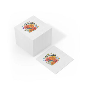 White Coined Napkins – 3 Ply Luxury Party Paper - Dipaliz