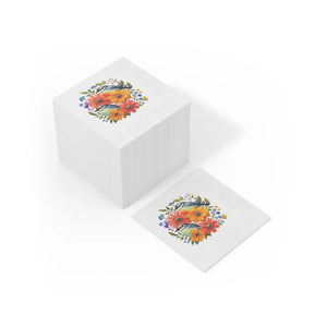 White Coined Napkins – 3 Ply Luxury Party Paper - Dipaliz
