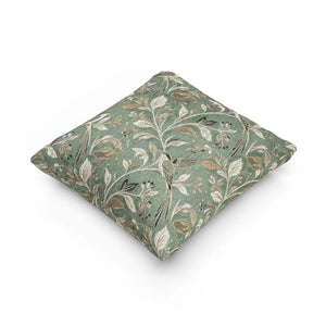 Vintage Botanical Woven Pillow - Birds and Foliage - Dipaliz - Throw Pillows