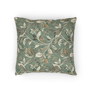 Vintage Botanical Woven Pillow - Birds and Foliage - Dipaliz - Throw Pillows