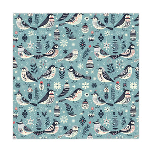 Teal Tablecloth – Intricate Bird Motifs - Dipaliz - Tablecloths
