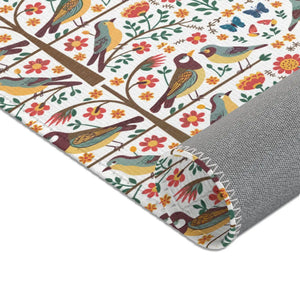 Hoot-tastic Owls Rug – Chenille Nature Decor - Dipaliz - Rugs