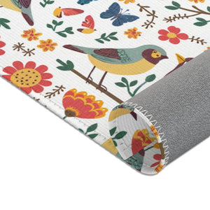 Hoot-tastic Owls Rug – Chenille Nature Decor - Dipaliz - Rugs