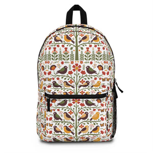 Ultra-light Backpack Birds on a Tree Spun Polyester Dipaliz - Backpacks