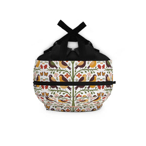 Ultra-light Backpack Birds on a Tree Spun Polyester Dipaliz - Backpacks