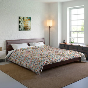 Birds on a Tree Sustainable Comfort Blanket - Dipaliz - Quilts & Comforters