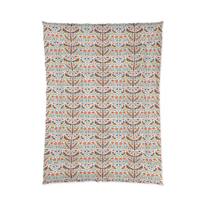 Birds on a Tree Sustainable Comfort Blanket - Dipaliz - Quilts & Comforters