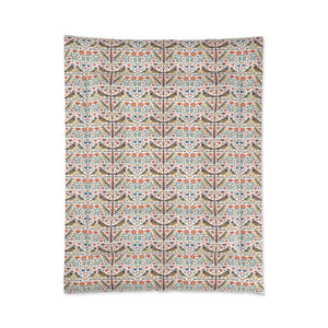 Birds on a Tree Sustainable Comfort Blanket - Dipaliz - Quilts & Comforters