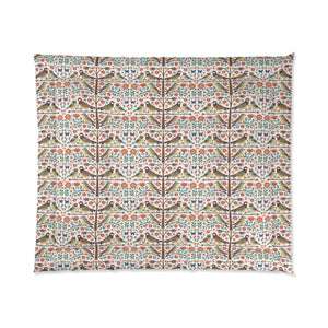 Birds on a Tree Sustainable Comfort Blanket - Dipaliz - Quilts & Comforters
