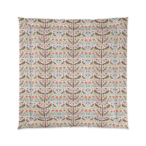 Birds on a Tree Sustainable Comfort Blanket - Dipaliz - Quilts & Comforters