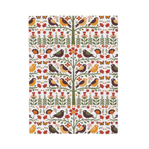 Tree Blanket – Cozy Birds Velveteen - Dipaliz - Blankets
