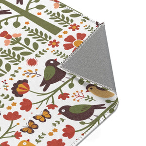 Trees Area Rug – Recycled Birds and - Dipaliz - Rugs