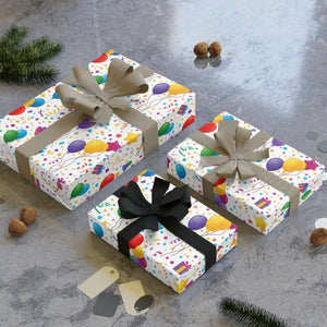 Smooth Satin Gift Wrap - Confetti Feel Party Celebration - Dipaliz - Wrapping Paper