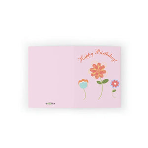 Happy Birthday Greeting Cards with Matching White Envelopes - Dipaliz - & Note