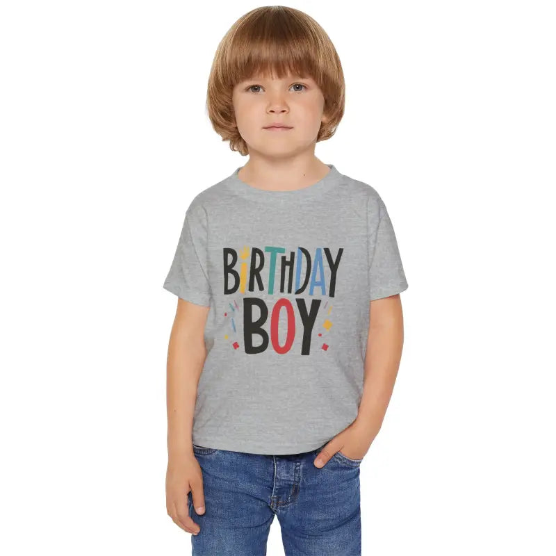 Celebrate in Style: Birthday Boy Heavy Cotton Jersey Tee - Kids Clothes