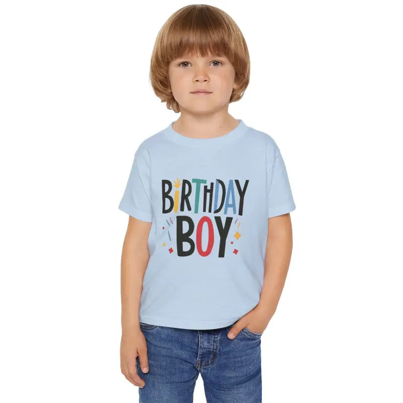 Celebrate in Style: Birthday Boy Heavy Cotton Jersey Tee - Kids Clothes