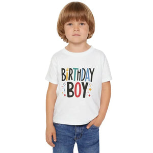Birthday Boy Cotton Jersey Tee - Toddler Comfort Style - Dipaliz - T-shirts