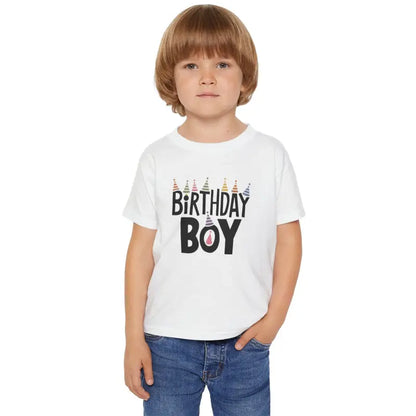 Birthday Boy Toddler Cotton Jersey Tee - Eco Style & Comfort - Kids Clothes