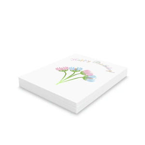 Happy Birthday Greeting Cards with Matching White Envelopes - Dipaliz - & Note