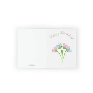 Happy Birthday Greeting Cards with Matching White Envelopes - Dipaliz - & Note