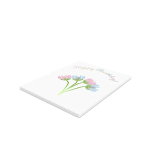 Happy Birthday Greeting Cards with Matching White Envelopes - Dipaliz - & Note